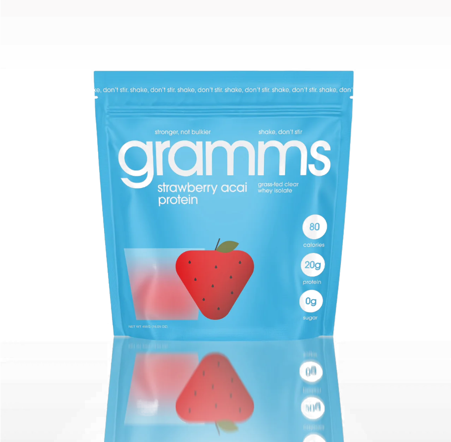 Gramms Strawberry Acai Protein pouch